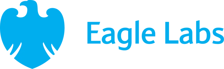 Barclays ELs Horizontal cyan Eagle Logo RGB