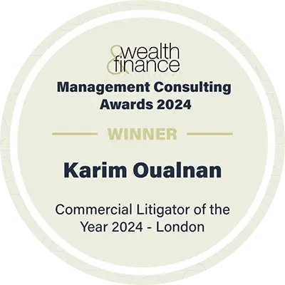 Litigation Lawyer of the Year - Karim Oualnan