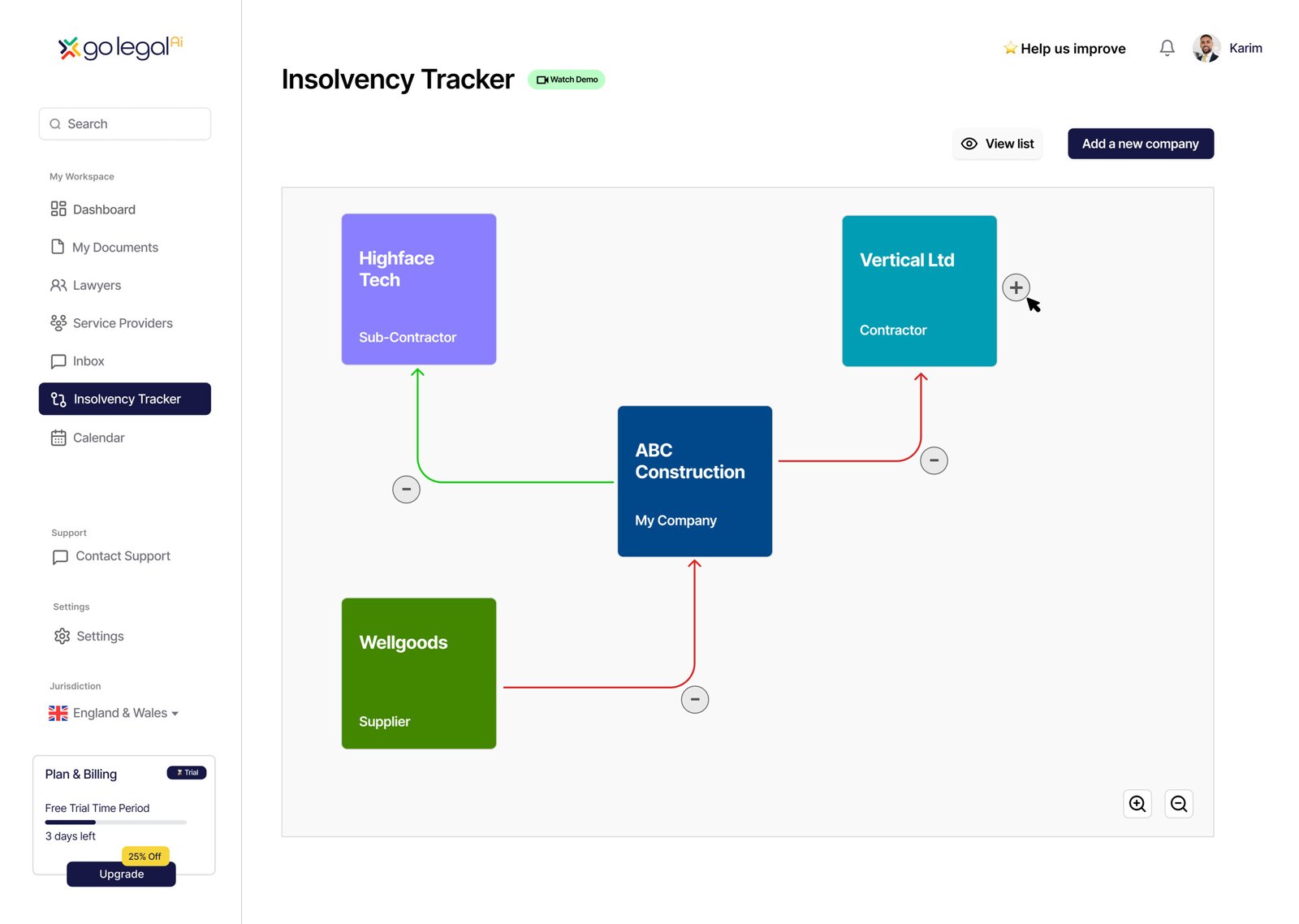 Insolvency Tracker