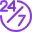 24/7 Icon