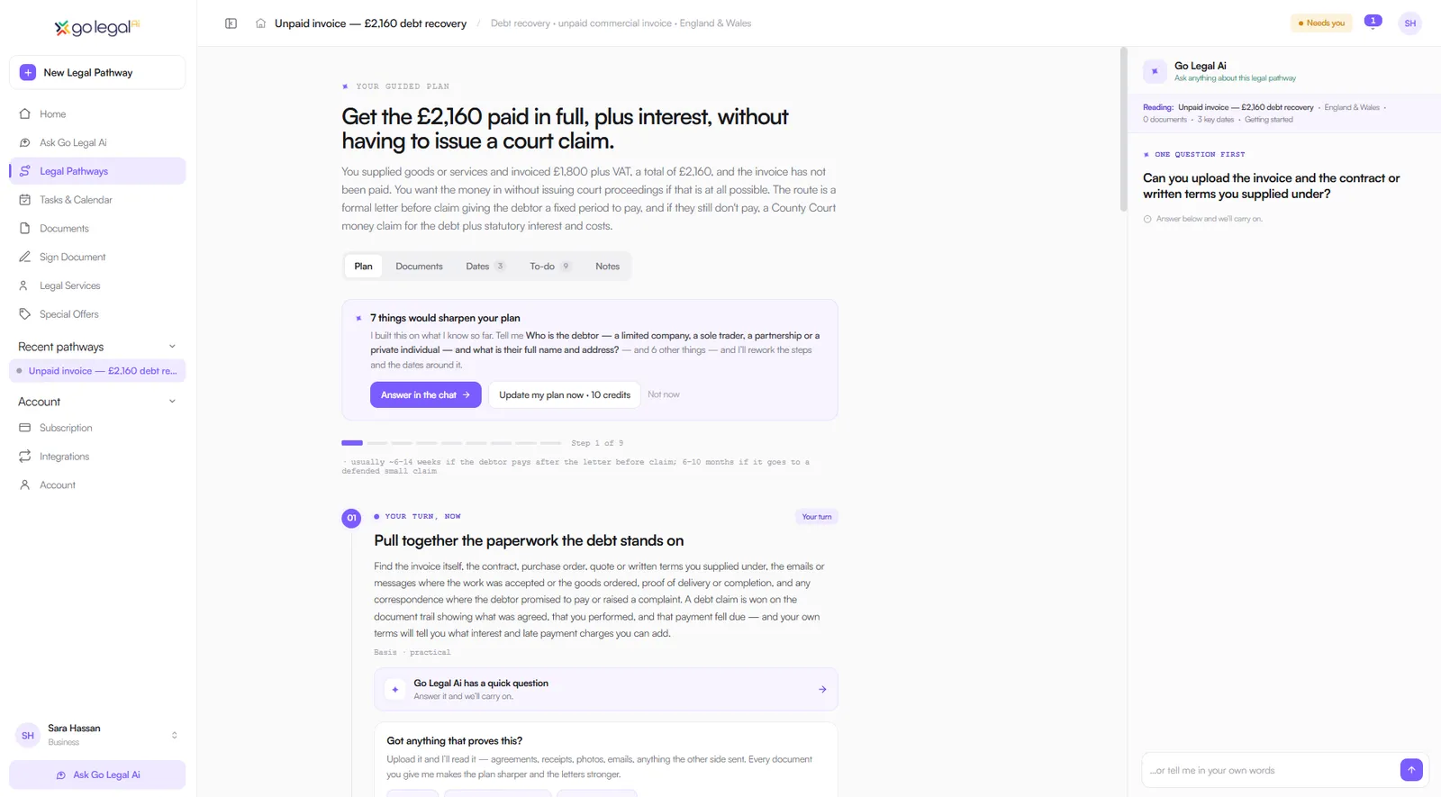 Go Legal Ai - Legal Pathway